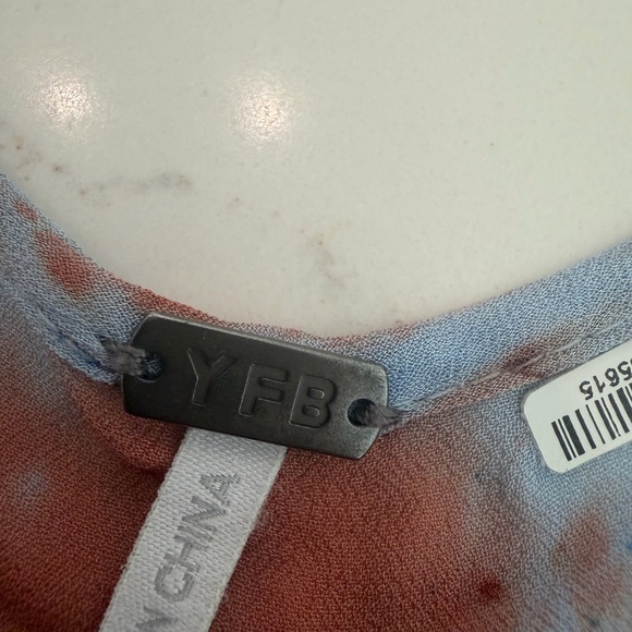 Young, Fabulous & Broke Long Sleeve Boho Tie-Dye Maxi Dress - Picture 11 of 12